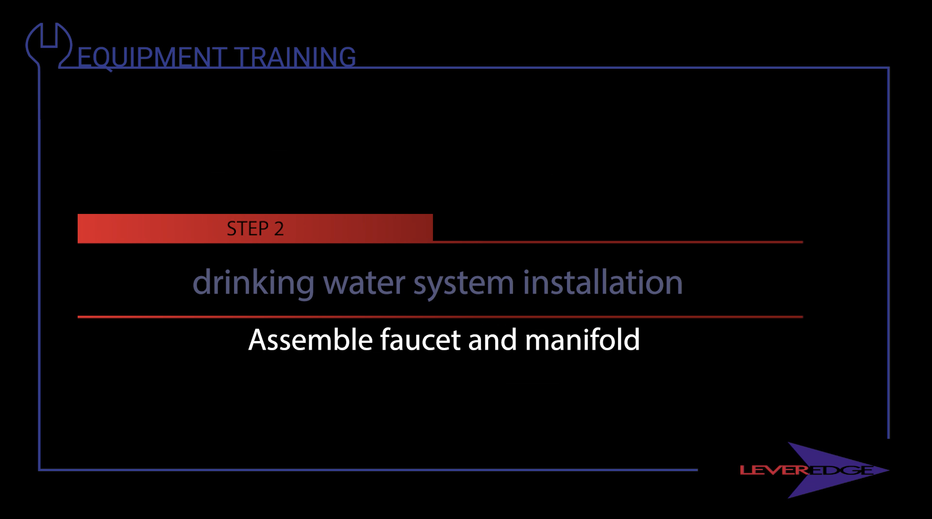 (VIDEO) Drinking Water System Installation Step 2 Assemble Faucet
